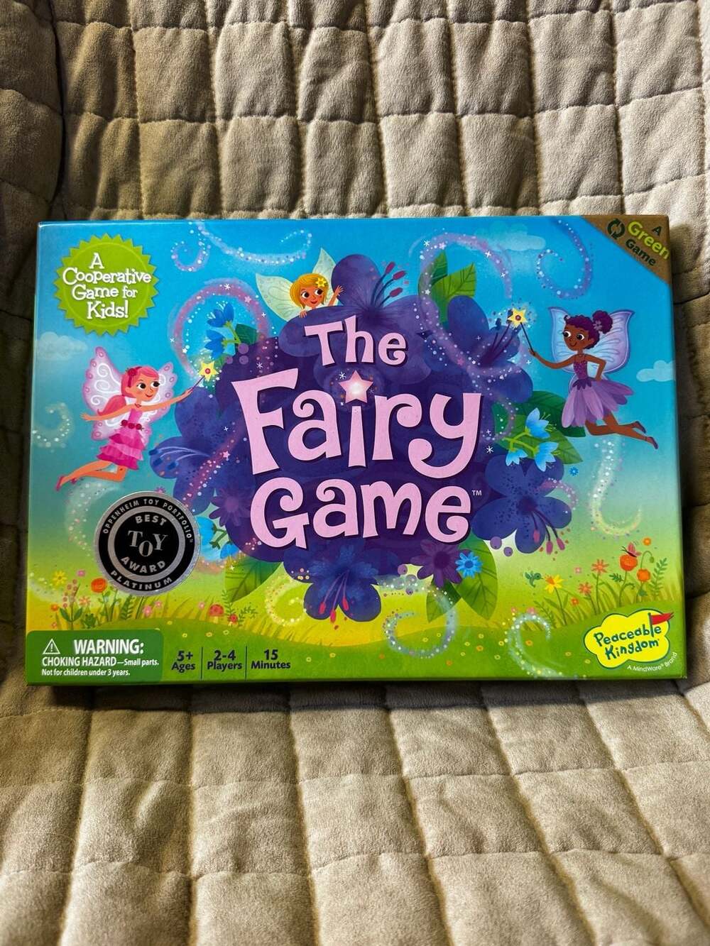 Peaceable Kingdom The Fairy Game - Early Learning Cooperative Game  COMPLETE